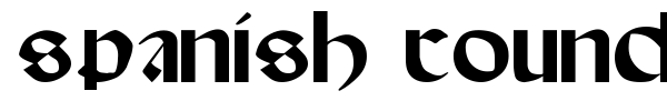 Spanish Round Bookhand, 16th c. font preview